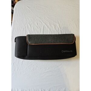 Contours Universal Stroller Organizer Black Gray Parent Console Storage Bag Cup